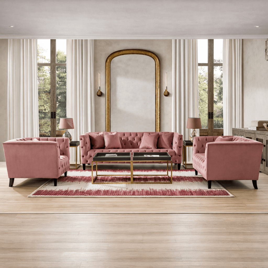 Rosy Tuft Living Room Set Living Room Sets| Roots Furniture