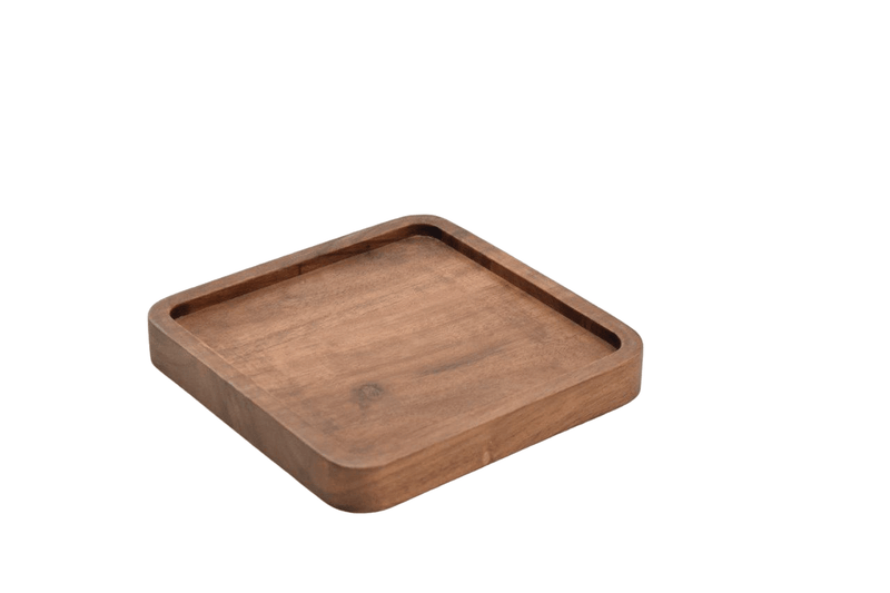 Refined Square Wood Tray - Al Rugaib Furniture