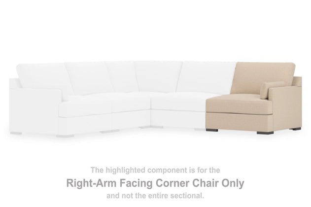 Regality Right - Arm Facing Corner Chair - Al Rugaib Furniture