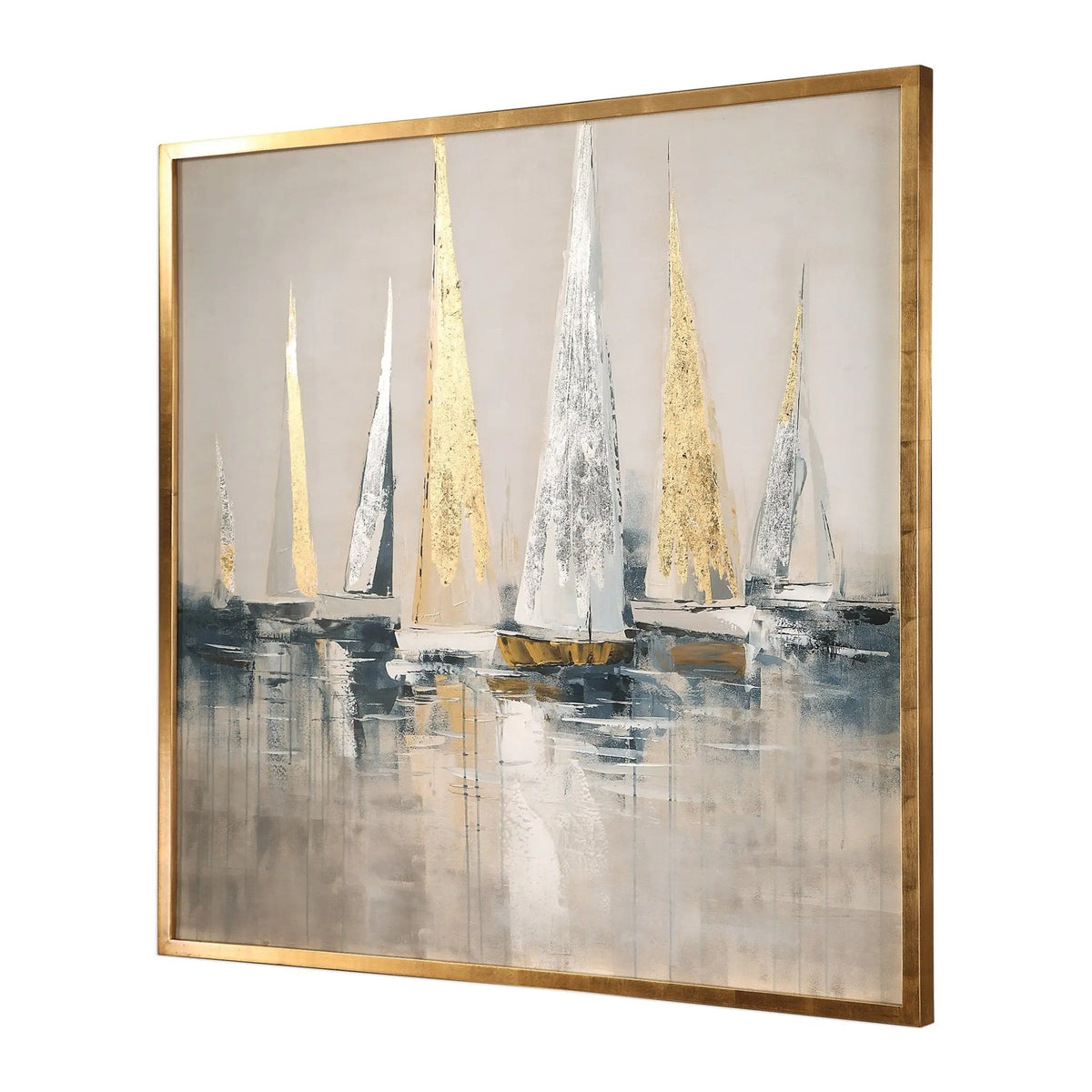 Regatta Hand Painted Canvas Wall Art| Uttermost