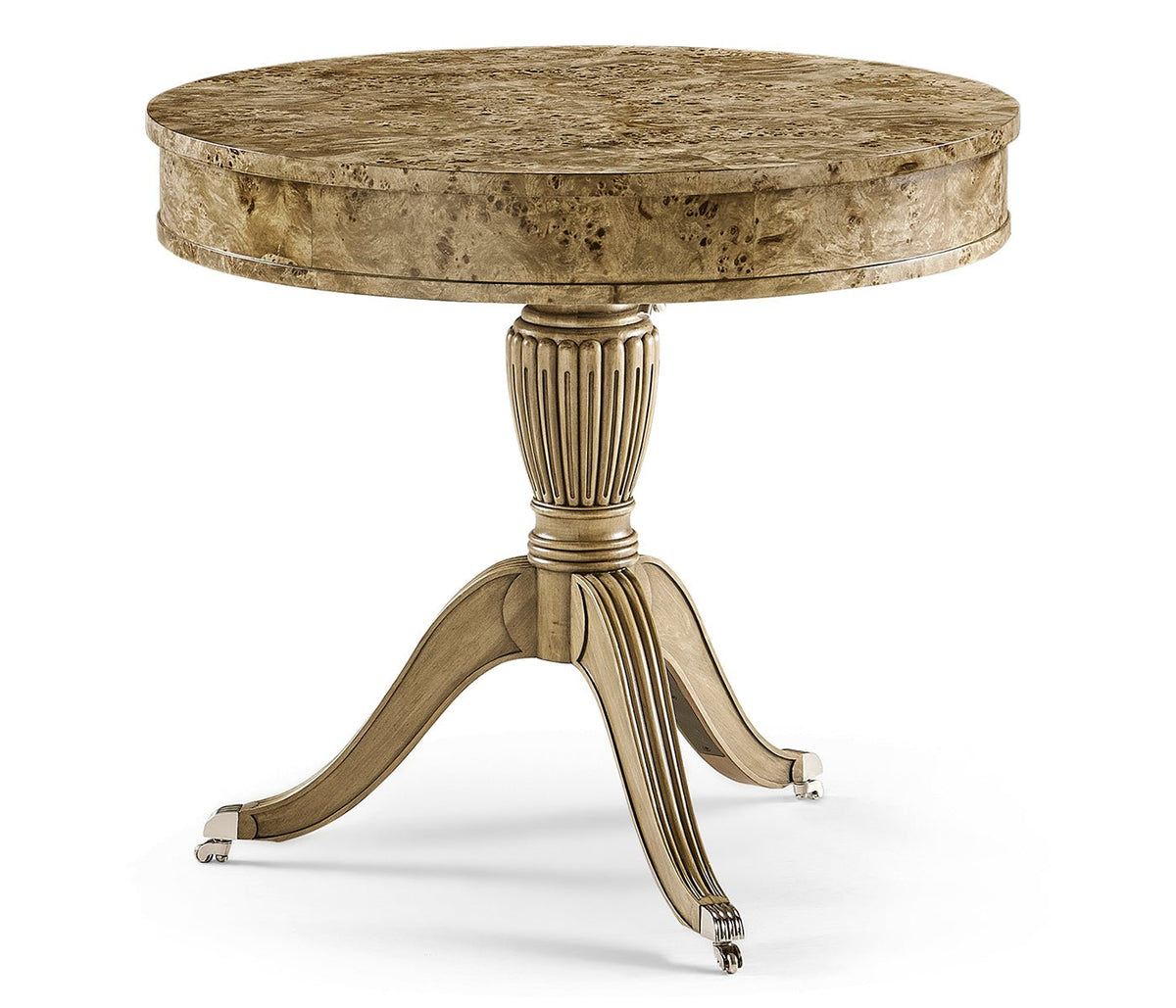 Reimagined Collection - Fulgurite Drum Table Accent & End Tables| Jonathan Charles
