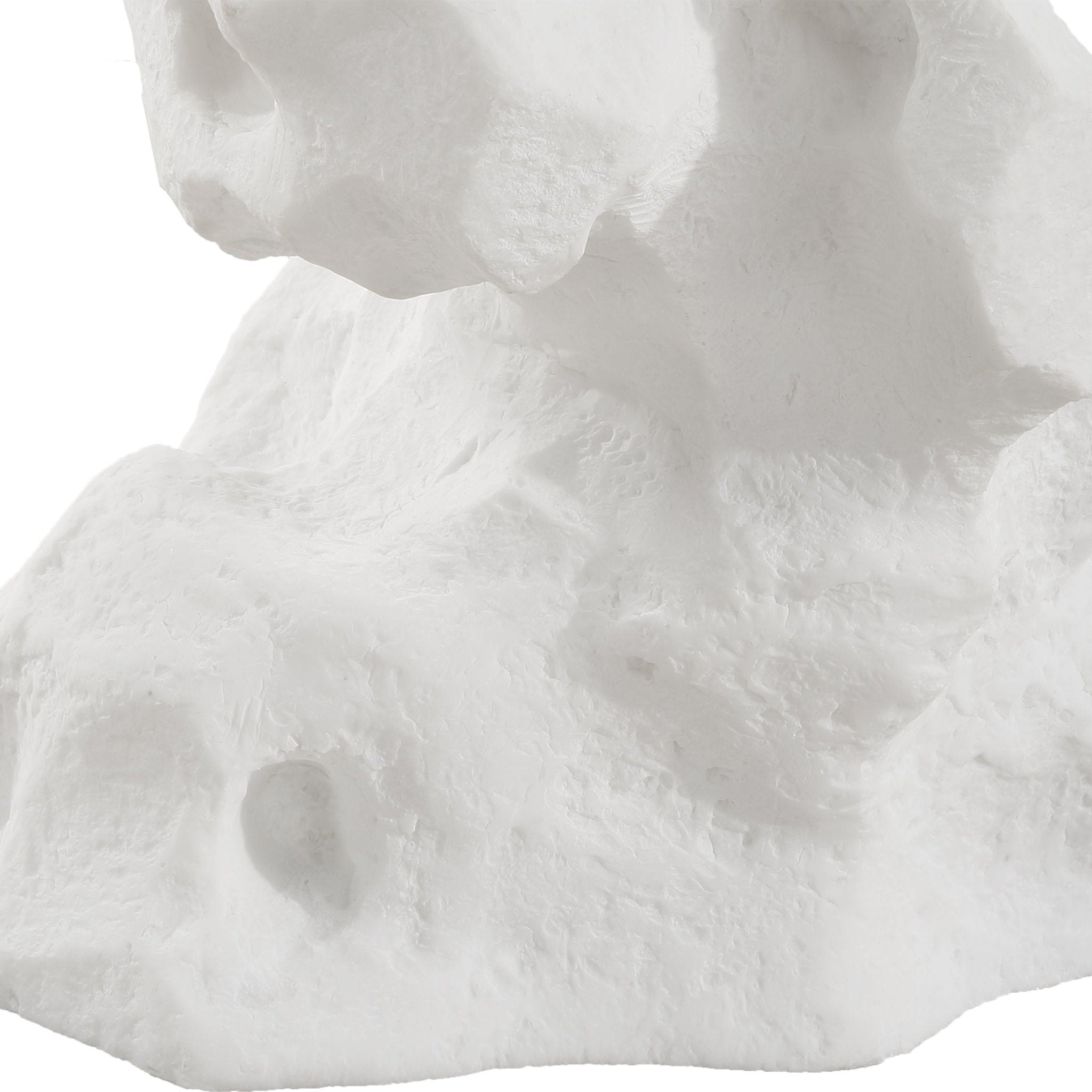Remnant White Stone Drink Table Accent & End Tables| Uttermost
