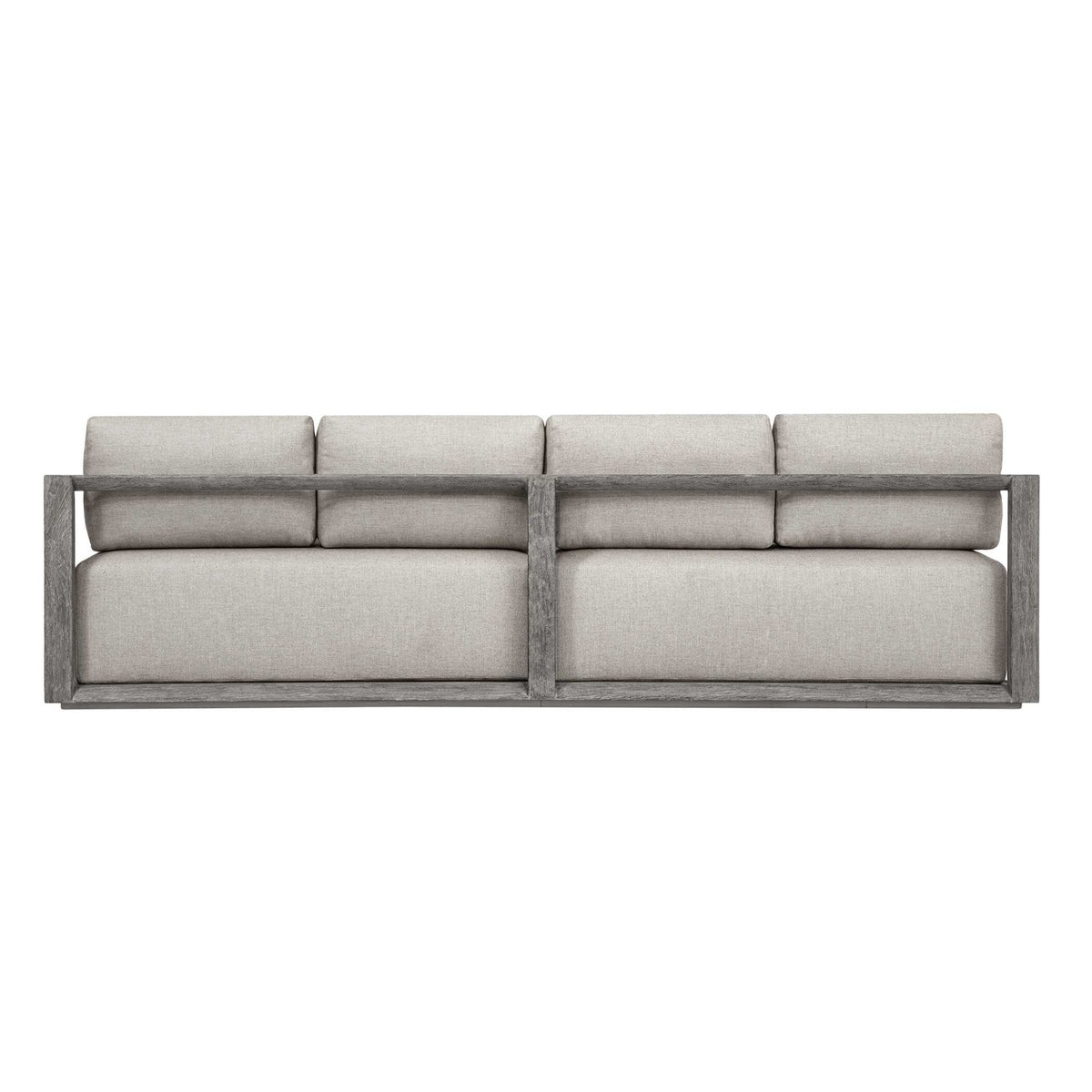 Remsen Outdoor Weathered Gray/Dove Large Sofa Outdoor Loveseats & Sofas| Uttermost