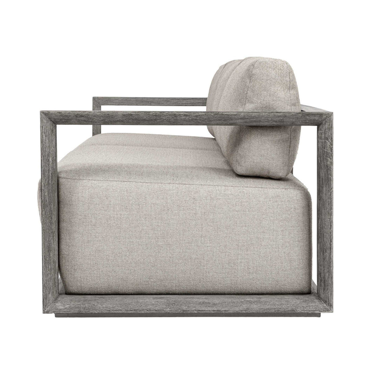Remsen Outdoor Weathered Gray/Dove Large Sofa Outdoor Loveseats & Sofas| Uttermost