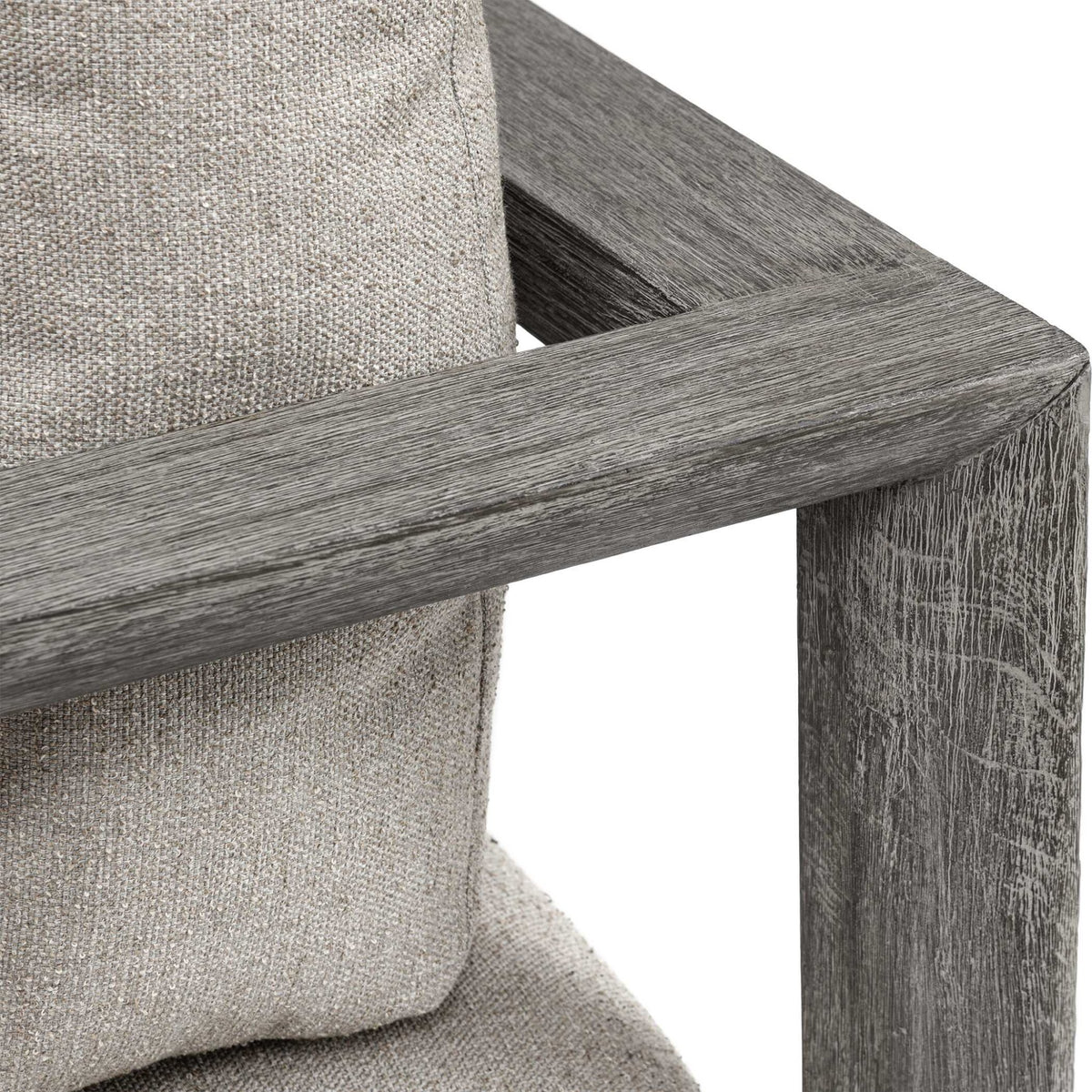 Remsen Outdoor Weathered Gray/Dove Large Sofa Outdoor Loveseats & Sofas| Uttermost