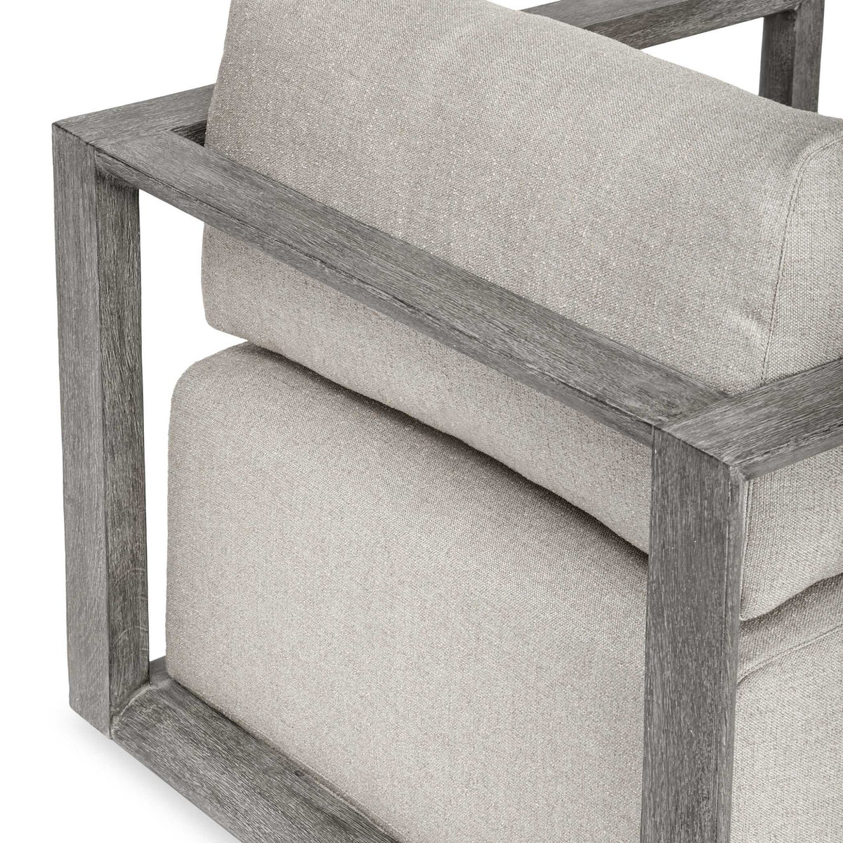 Remsen Outdoor Weathered Gray/Dove Lounge Chair Outdoor Chairs| Uttermost