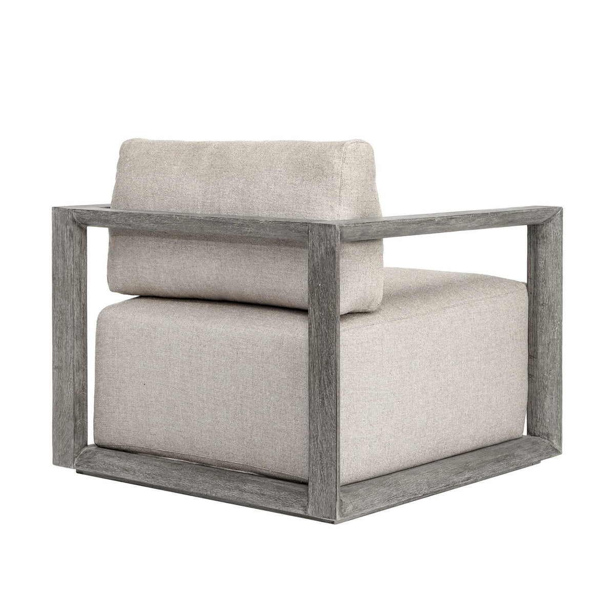 Remsen Outdoor Weathered Gray/Dove Lounge Chair Outdoor Chairs| Uttermost
