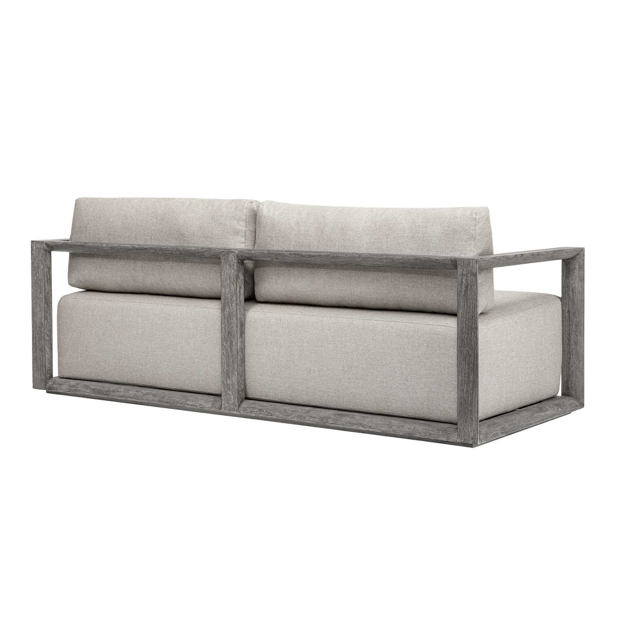 Remsen Outdoor Weathered Gray/Dove Sofa Outdoor Loveseats & Sofas| Uttermost