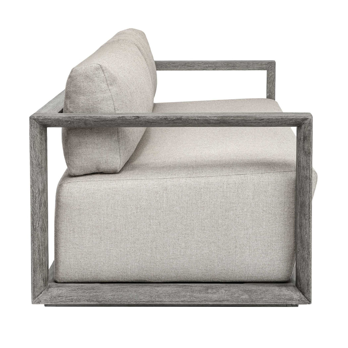 Remsen Outdoor Weathered Gray/Dove Sofa Outdoor Loveseats & Sofas| Uttermost