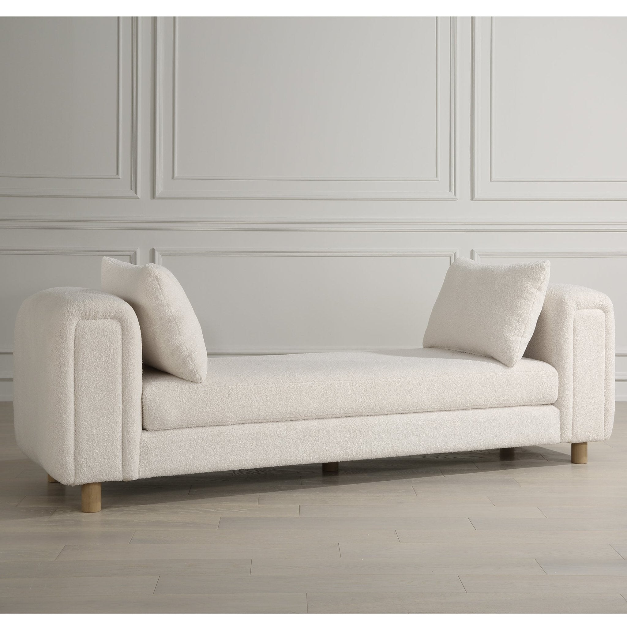 Repose Oversized Ivory Bench Benches| Uttermost