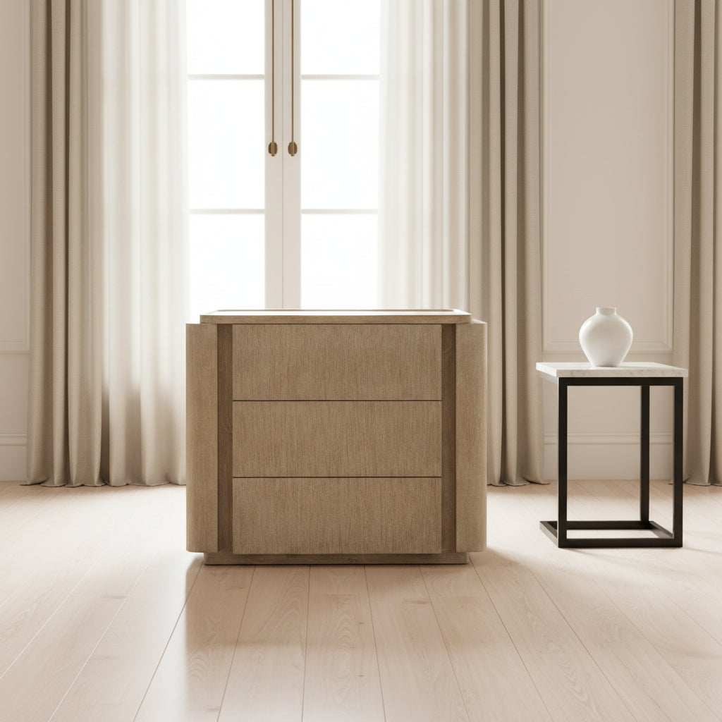Repose - Repose Closed Nightstand Nightstands| Theodore Alexander