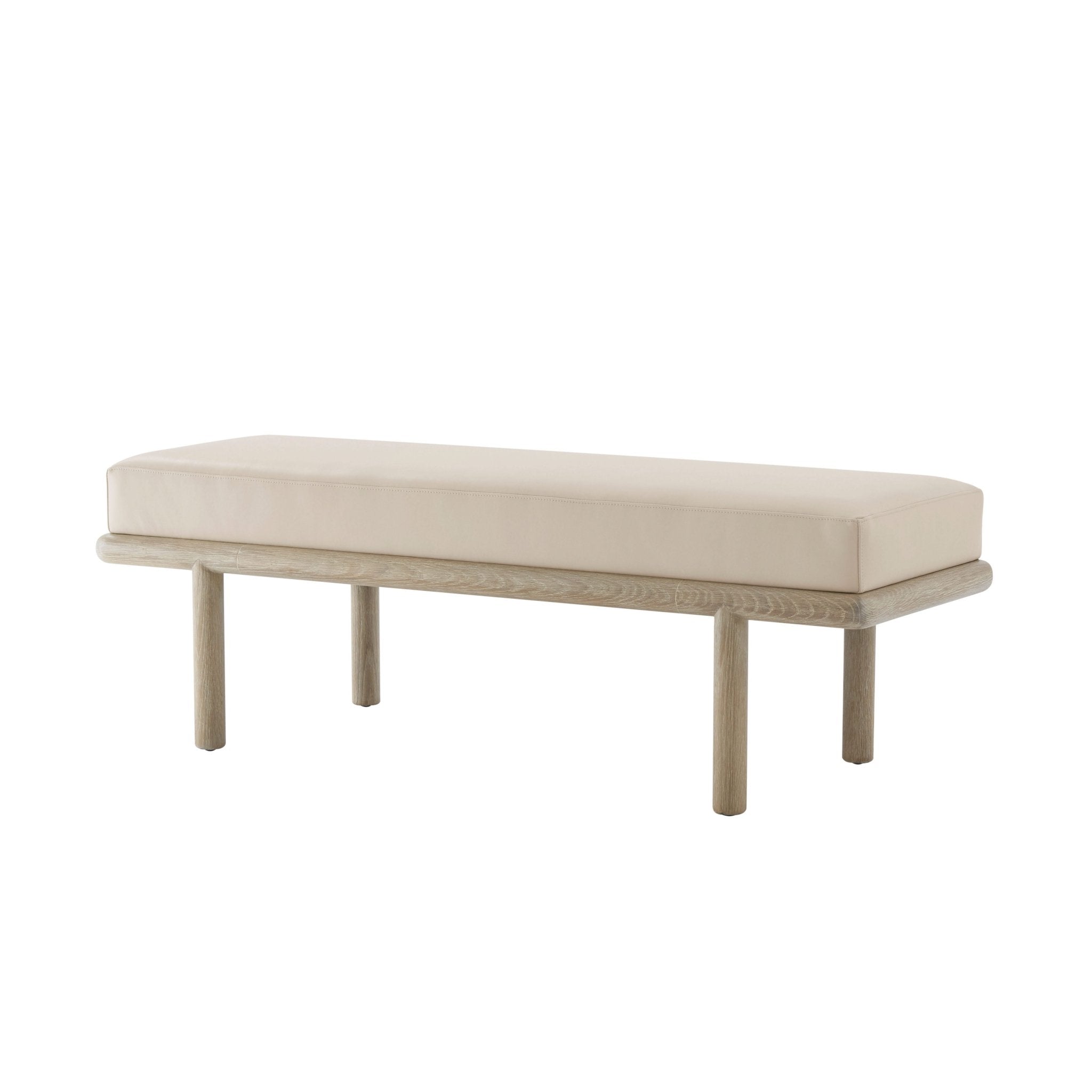 Repose - Repose Upholstered End Of Bed Bench Bed benches| Theodore Alexander