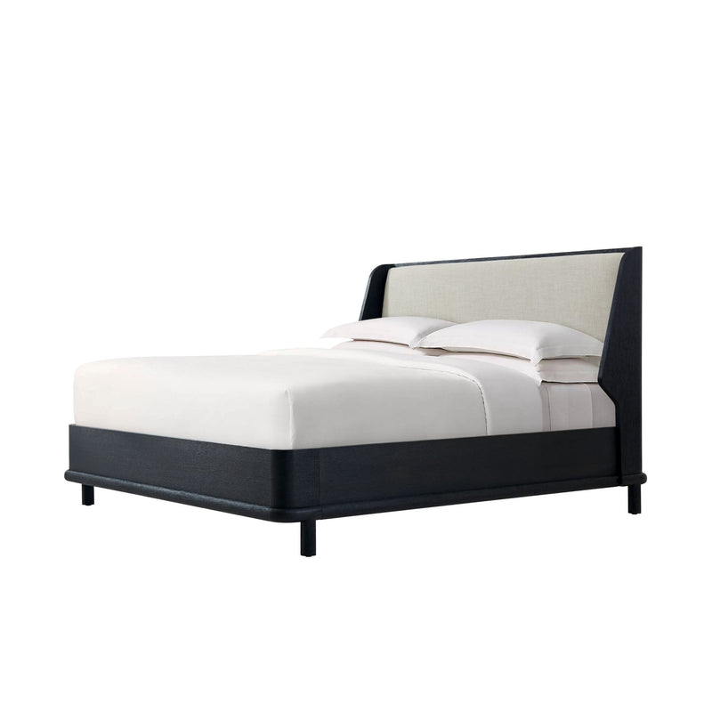 Repose - Repose Wooden With Upholstered Headboard US King Bed - Al Rugaib Furniture