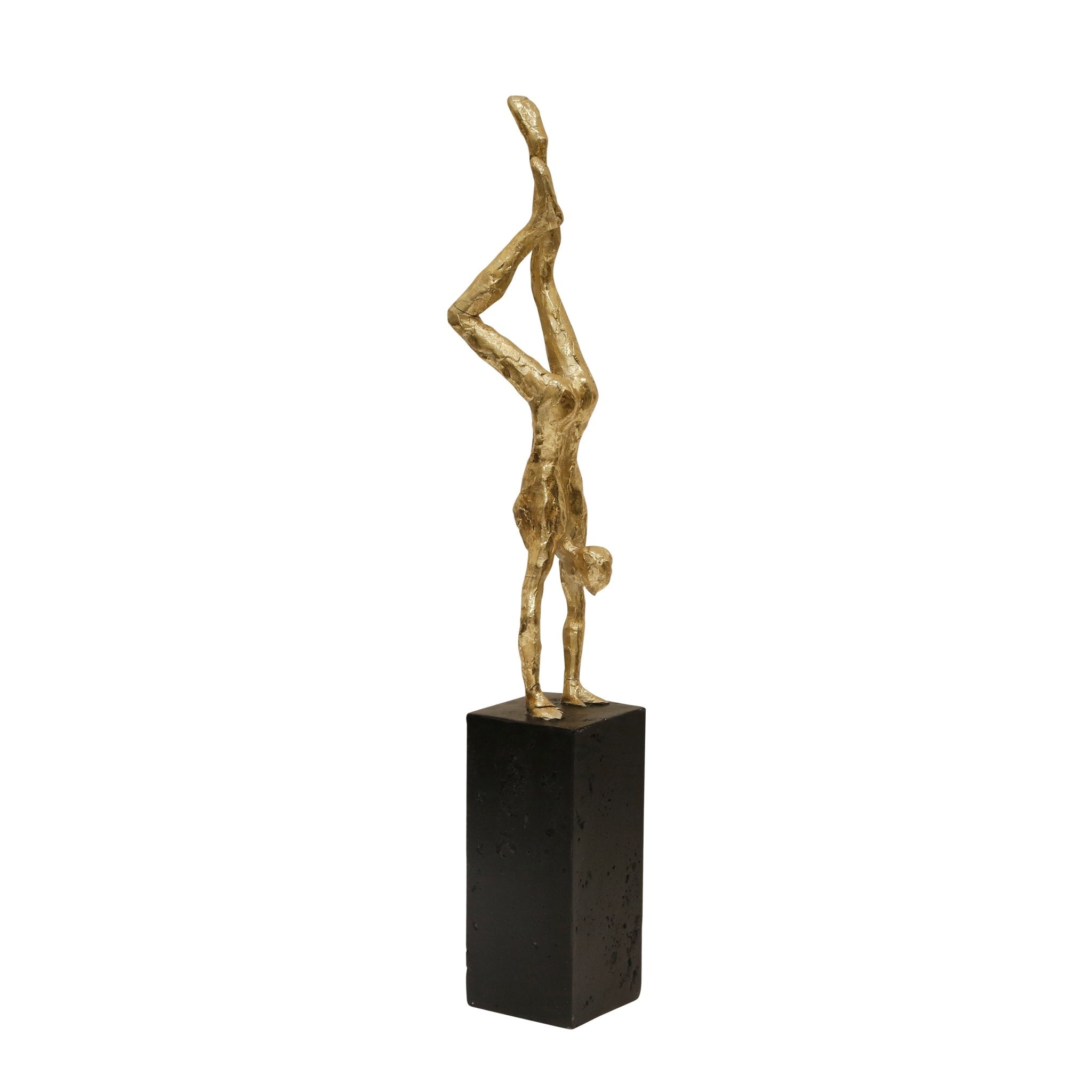 RESIN 19" GYMNAST, GOLD Table Decors| Sagebrook Home