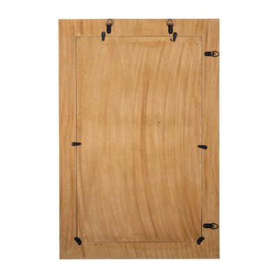 RESIN 24X36 CHEVRON RECT MIRROR GRAY/WHT - Al Rugaib Furniture