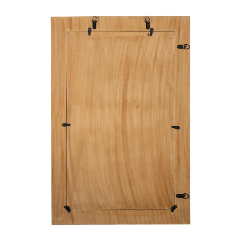 RESIN 24X36 CHEVRON RECT MIRROR GRAY/WHT - Al Rugaib Furniture