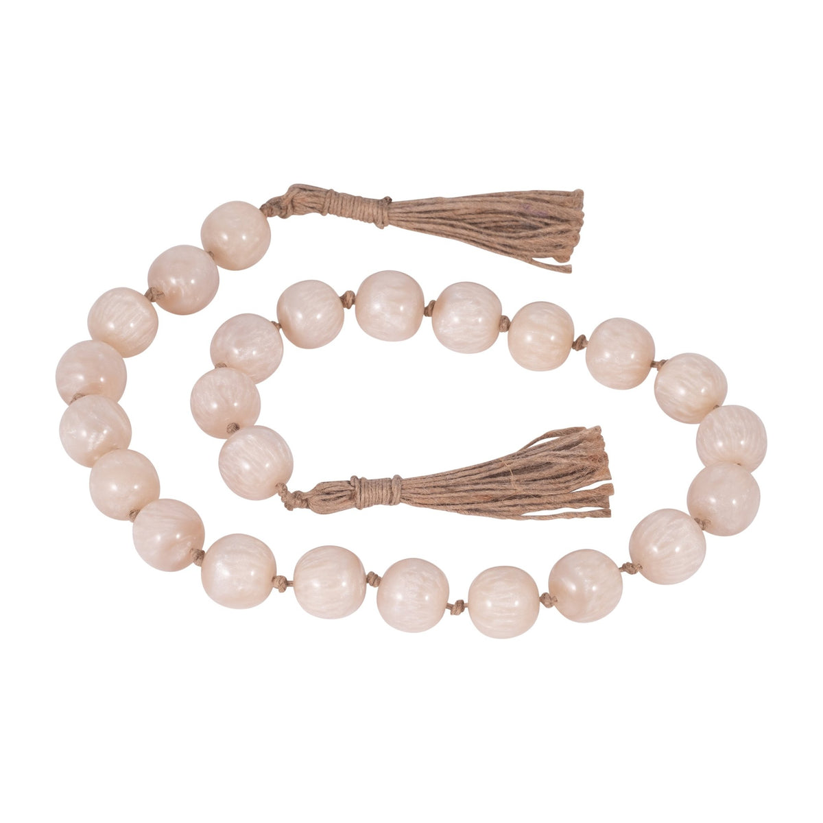 RESIN, 29" BEAD GARLAND, IVORY Table Decors| Sagebrook Home