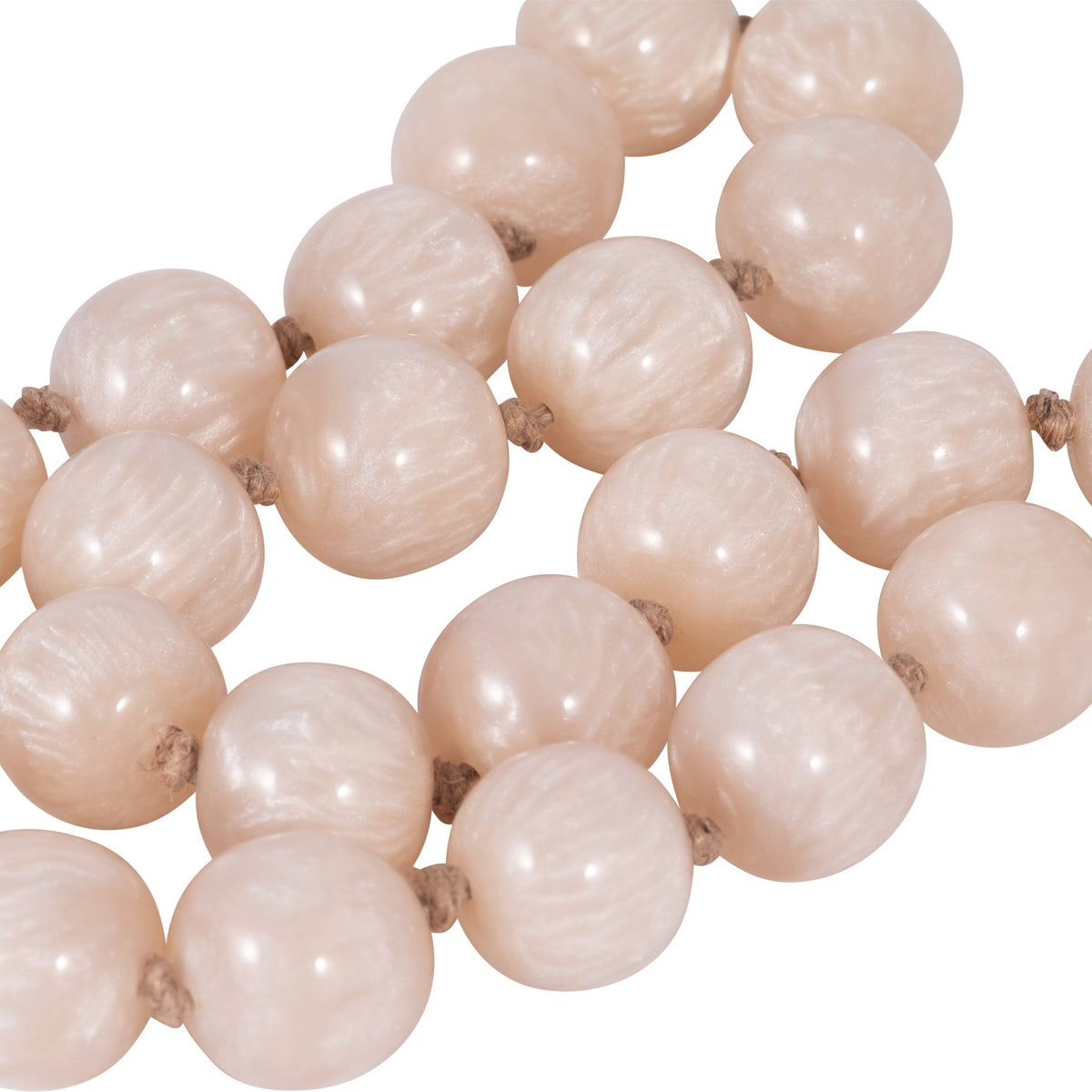 RESIN, 29" BEAD GARLAND, IVORY Table Decors| Sagebrook Home