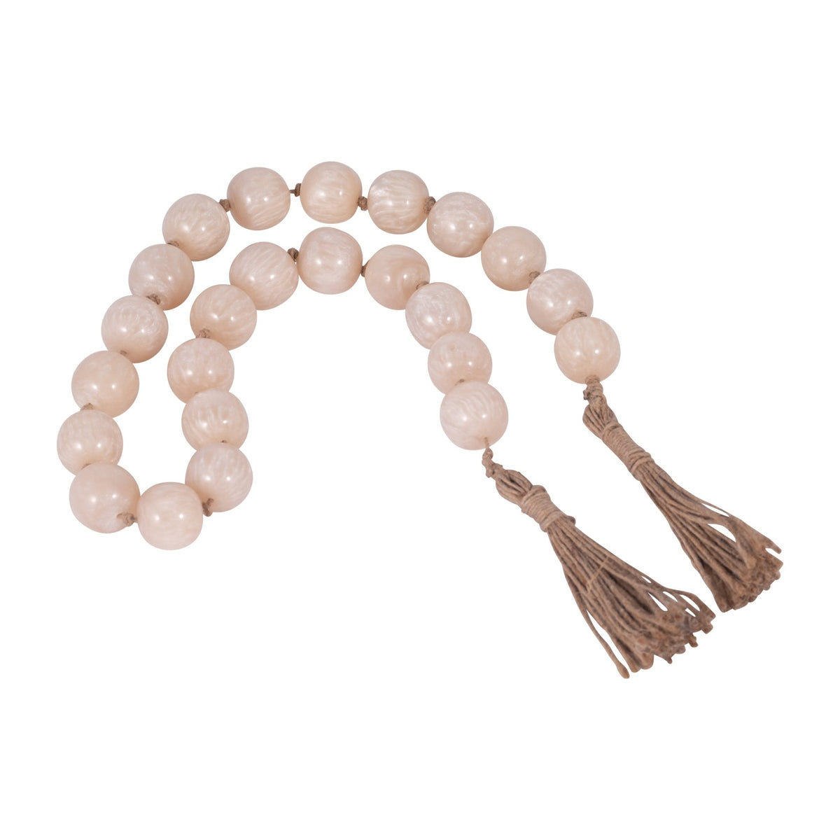 RESIN, 29" BEAD GARLAND, IVORY Table Decors| Sagebrook Home