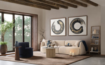 Resin, 4X6" 2 - Toned Frame, Natural/White - Al Rugaib Furniture