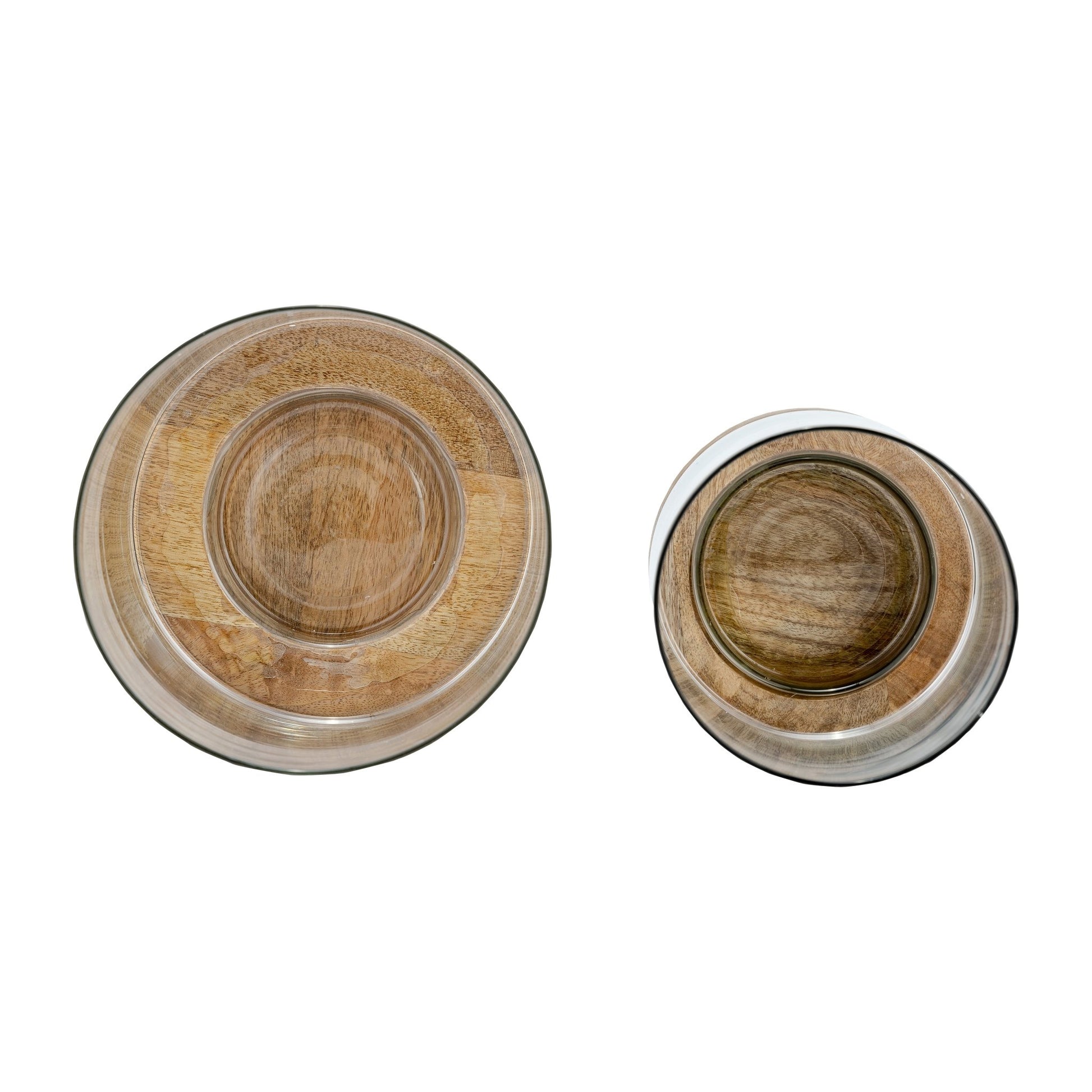 Resin, 4X6" 2-Toned Frame, Natural/White Candle Holders| Sagebrook Home