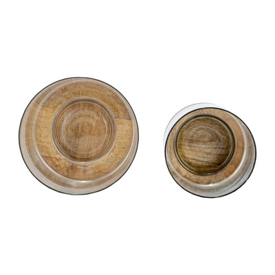 Resin, 4X6" 2 - Toned Frame, Natural/White - Al Rugaib Furniture