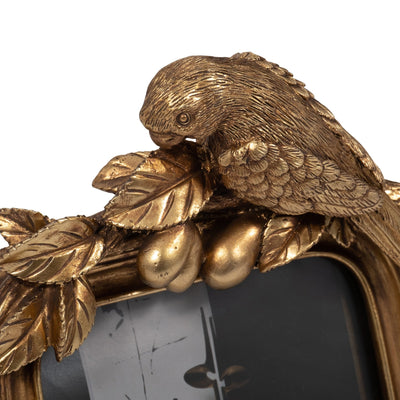 Resin, 4x6 Bird Photo Frame, Gold - Al Rugaib Furniture