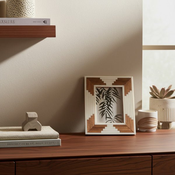 RESIN, 4X6 CASCADING WOOD PHOTO FRAME, WHITE Photo Frames| Sagebrook Home