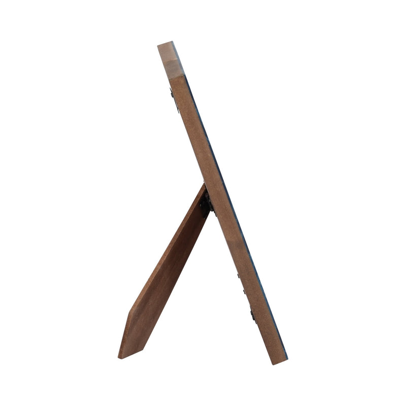 RESIN, 4X6 NAVY & WHITE BORDER PHOTO FRAME, NAVY/W - Al Rugaib Furniture