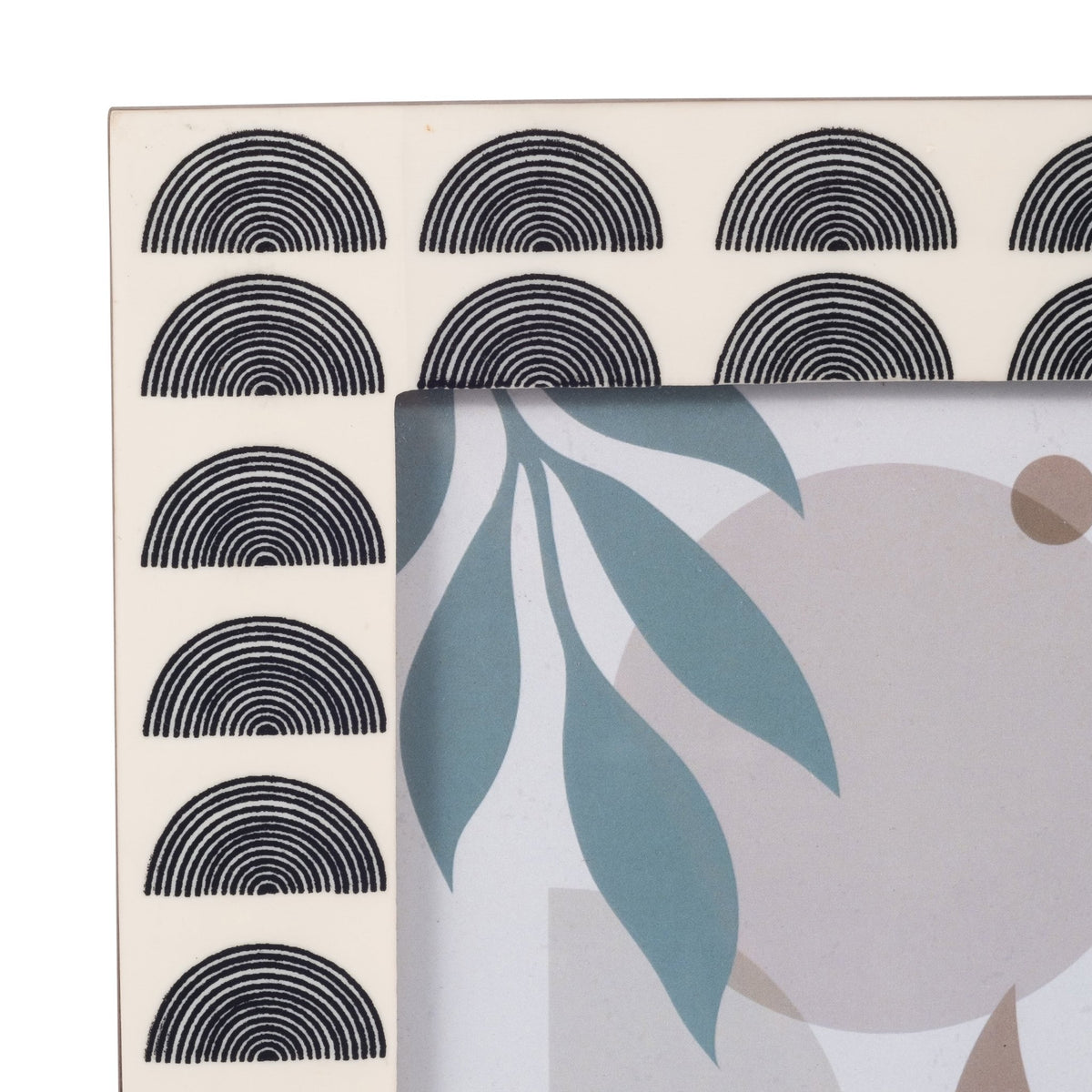 RESIN, 5X7 BLACK ARCHES PHOTO FRAME, IVORY/BLACK Photo Frames| Sagebrook Home