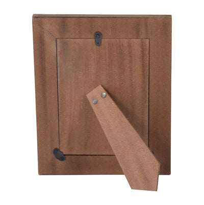 RESIN, 5X7 WOVEN PHOTO FRAME, BLUE/IVORY - Al Rugaib Furniture