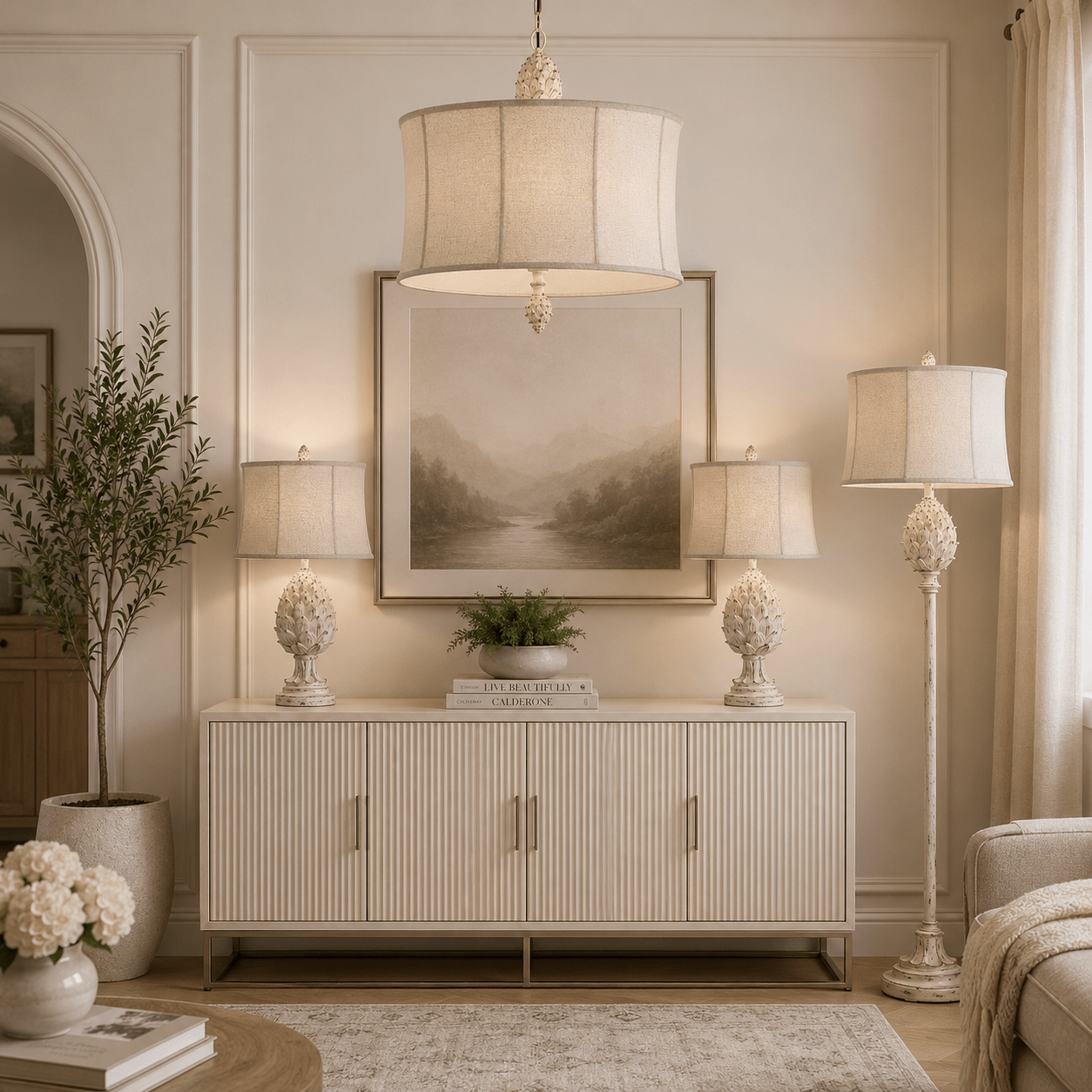 Resin Lighting Family Set Table Lamps| Crestview