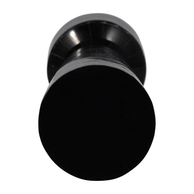 RESIN, PILLAR CANDLEHOLDER, BLACK - Al Rugaib Furniture