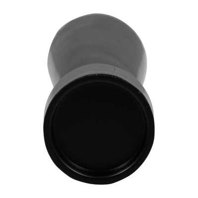 RESIN, PILLAR CANDLEHOLDER, BLACK - Al Rugaib Furniture