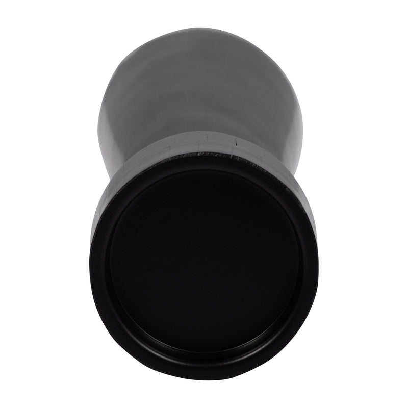 RESIN, PILLAR CANDLEHOLDER, BLACK - Al Rugaib Furniture