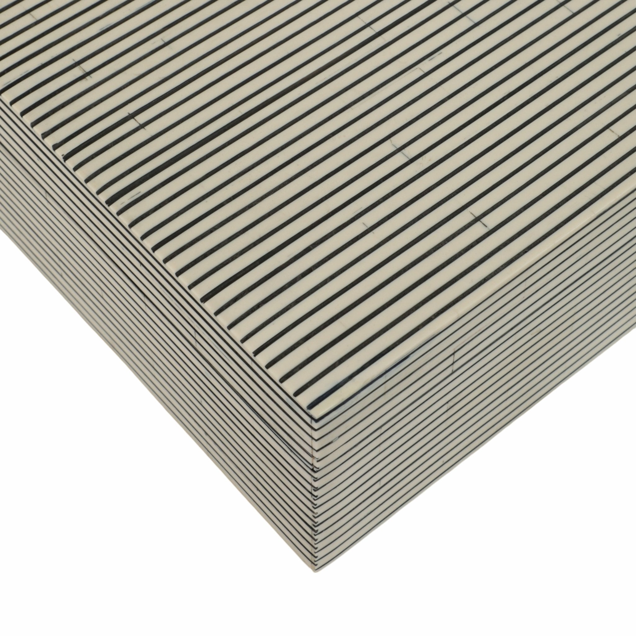 Resin S/3 10/11/12" Ridged Boxes, White Box| Sagebrook Home
