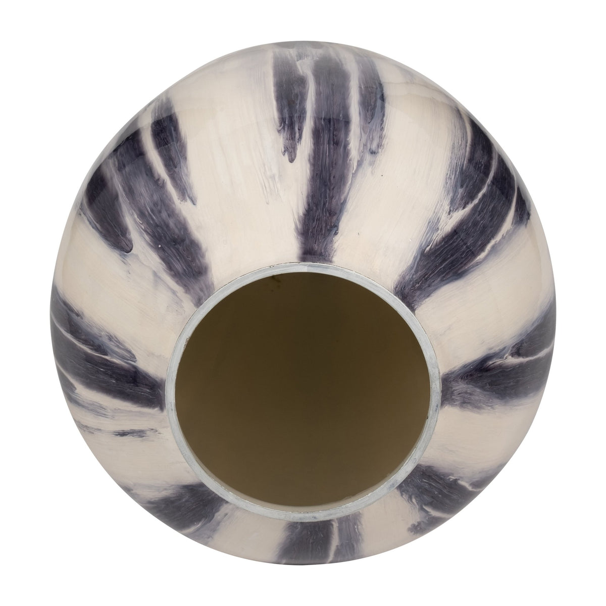 Resin, S/3 12/14/16" Round Trays Blue Vases and Jars| Sagebrook Home