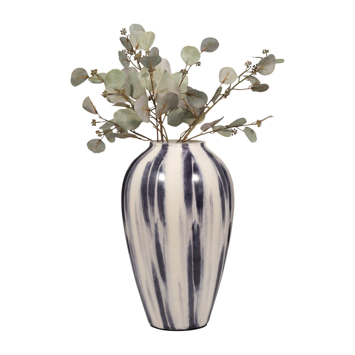 Resin, S/3 12/14/16" Round Trays Blue Vases and Jars| Sagebrook Home