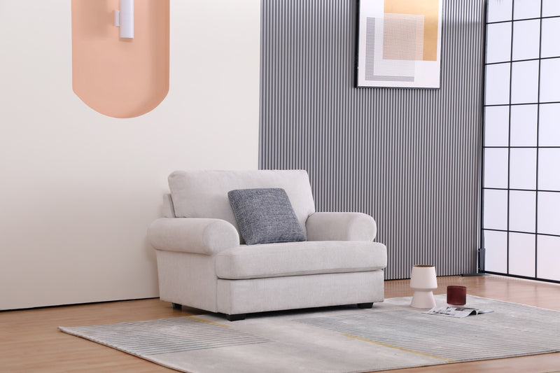 Elegant White Arm Chair