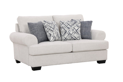 Elegant Off-White Loveseat (176cm)