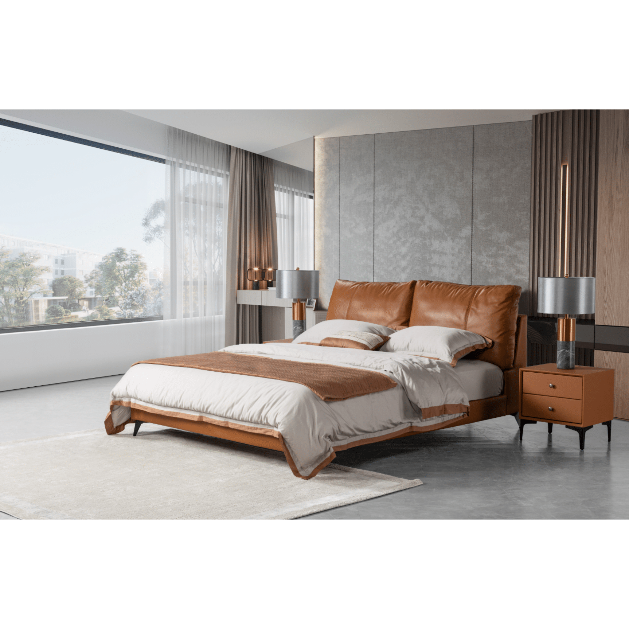 Restful Oasis Brown (King/Queen) Beds| Roots Furniture