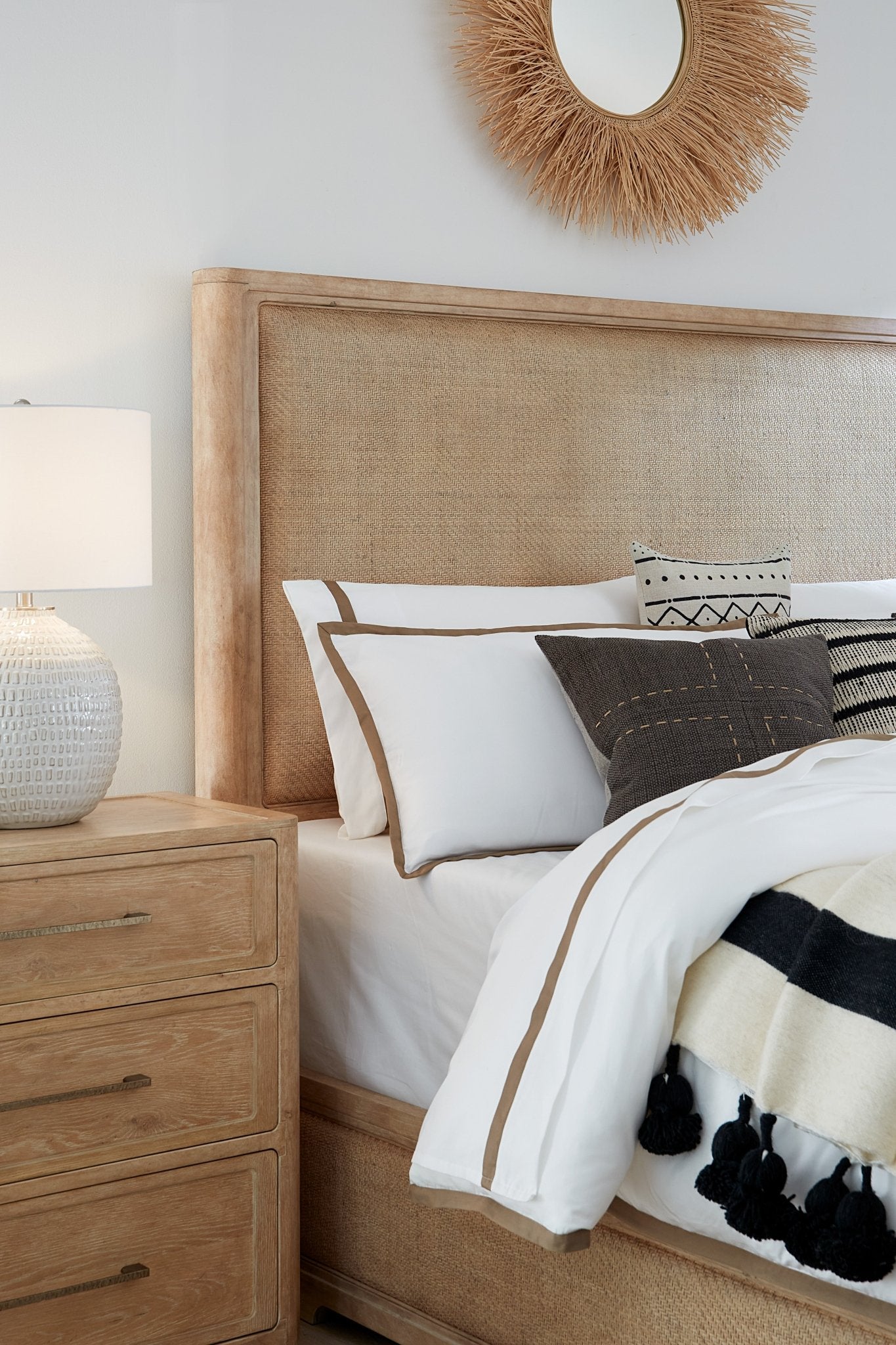 Retreat California King Cane Panel Bed Beds| Hooker