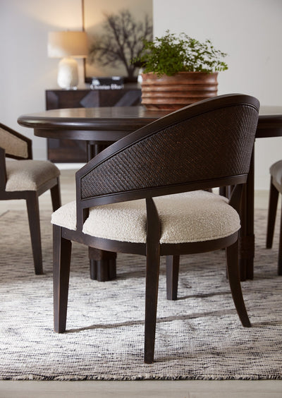 Retreat Cane Barrel Back Chair - Al Rugaib Furniture