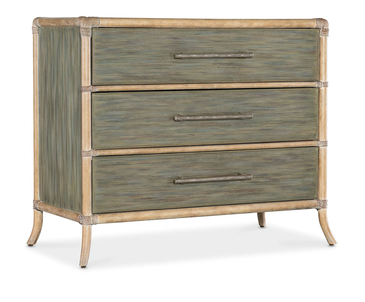 Retreat Pole Rattan Chest Cabinets & Chests| Hooker