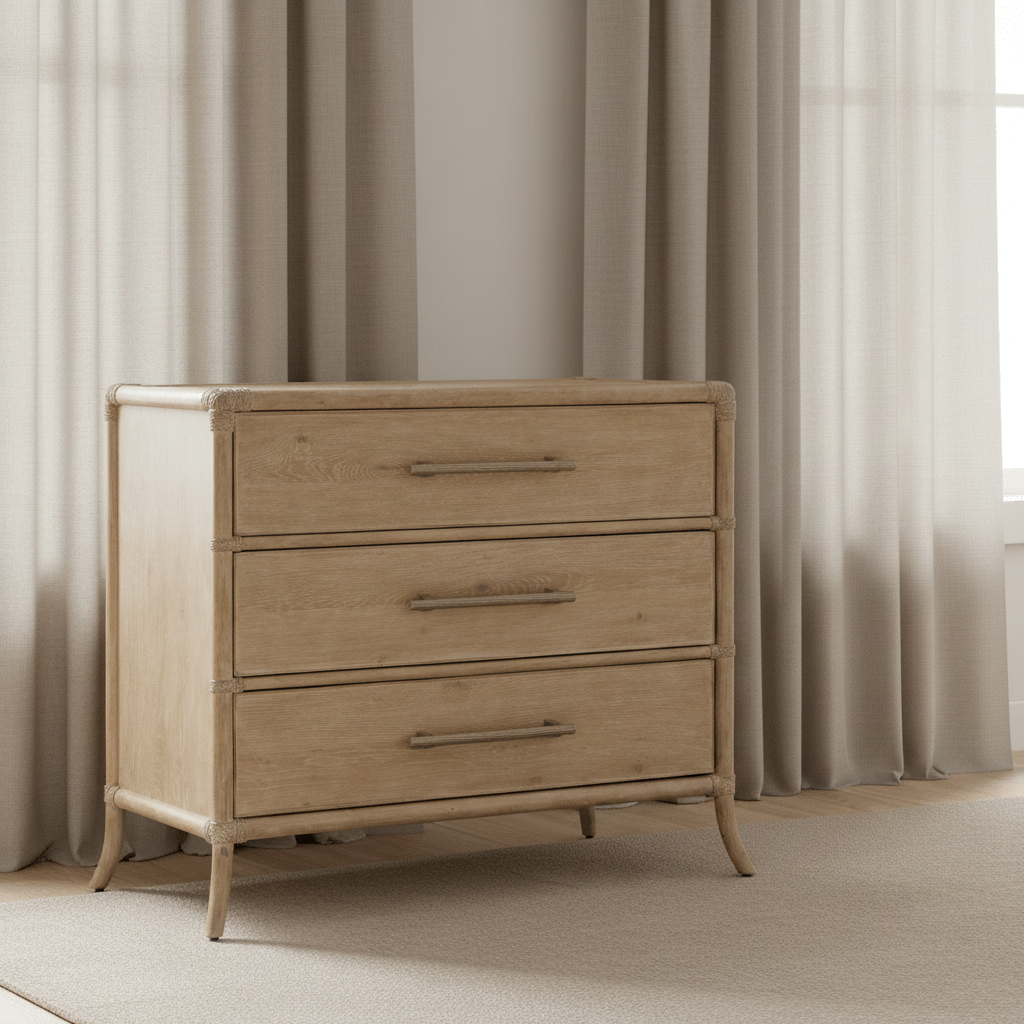 Retreat Pole Rattan Chest Cabinets & Chests| Hooker