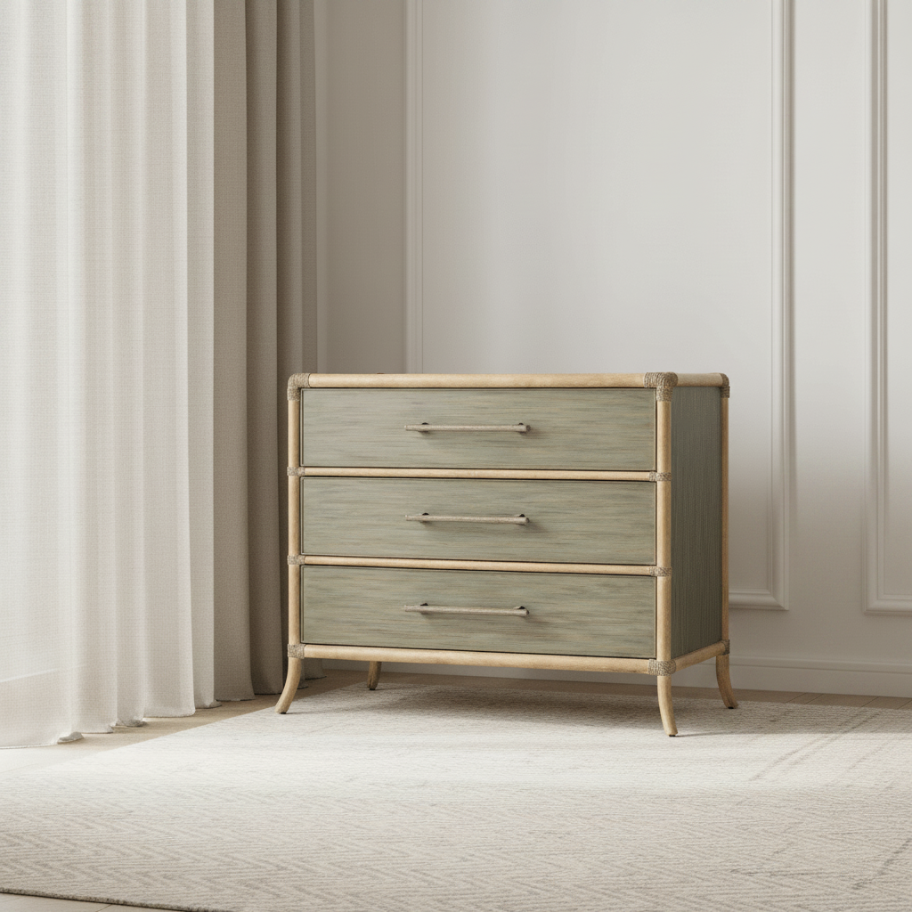 Retreat Pole Rattan Chest Cabinets & Chests| Hooker