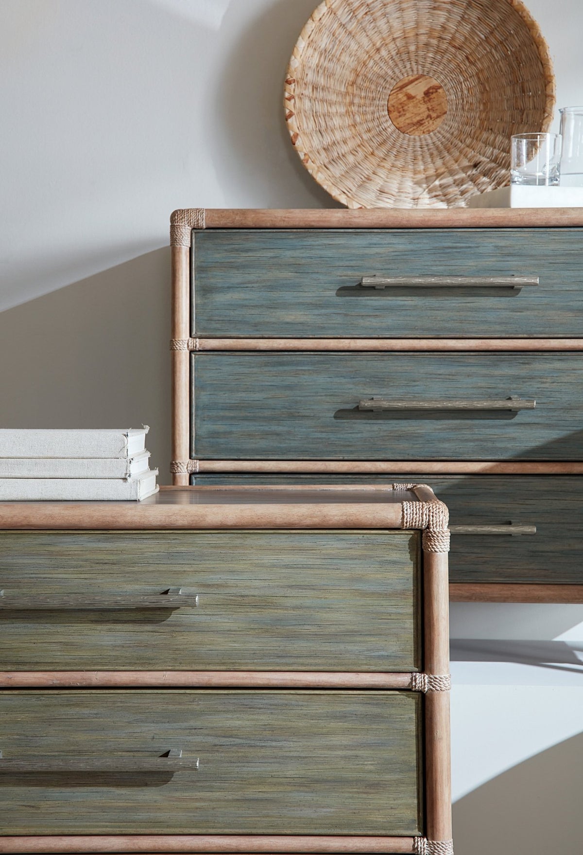 Retreat Pole Rattan Chest Cabinets & Chests| Hooker