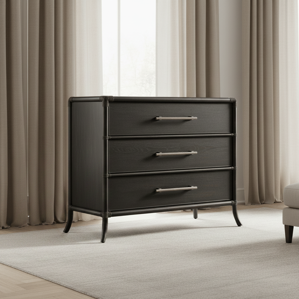 Retreat Pole Rattan Chest Cabinets & Chests| Hooker
