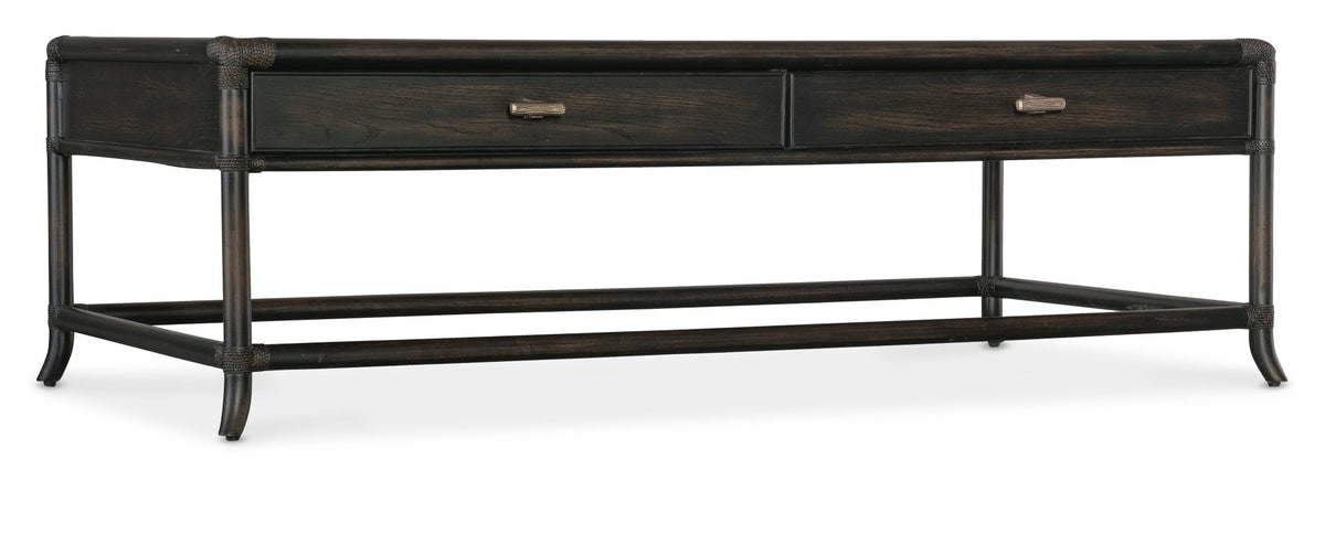 Retreat Pole Rattan Cocktail Table Coffee Tables| Hooker