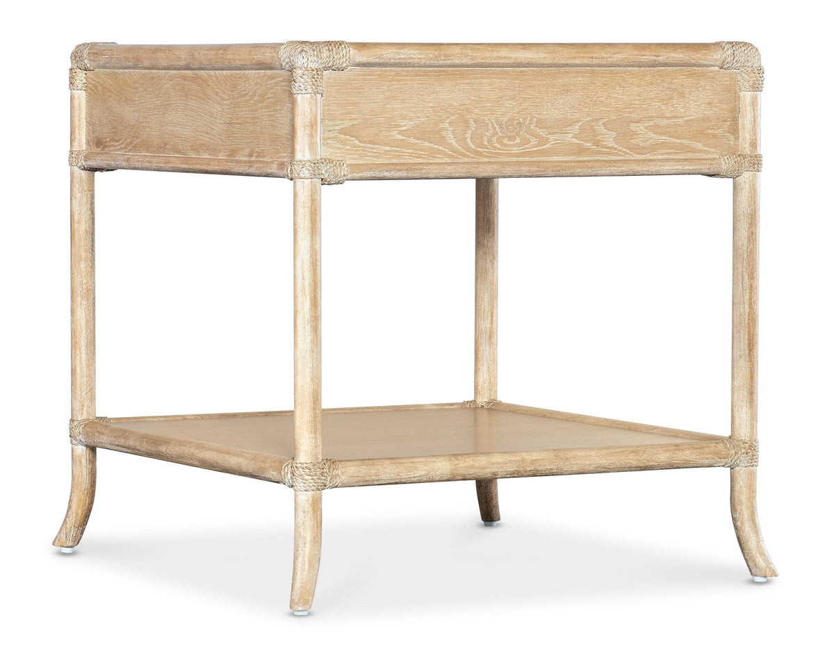 Retreat Pole Rattan End Table End Tables| Hooker